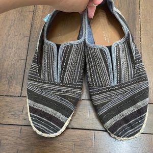 Toms Size 6.5 slip ons